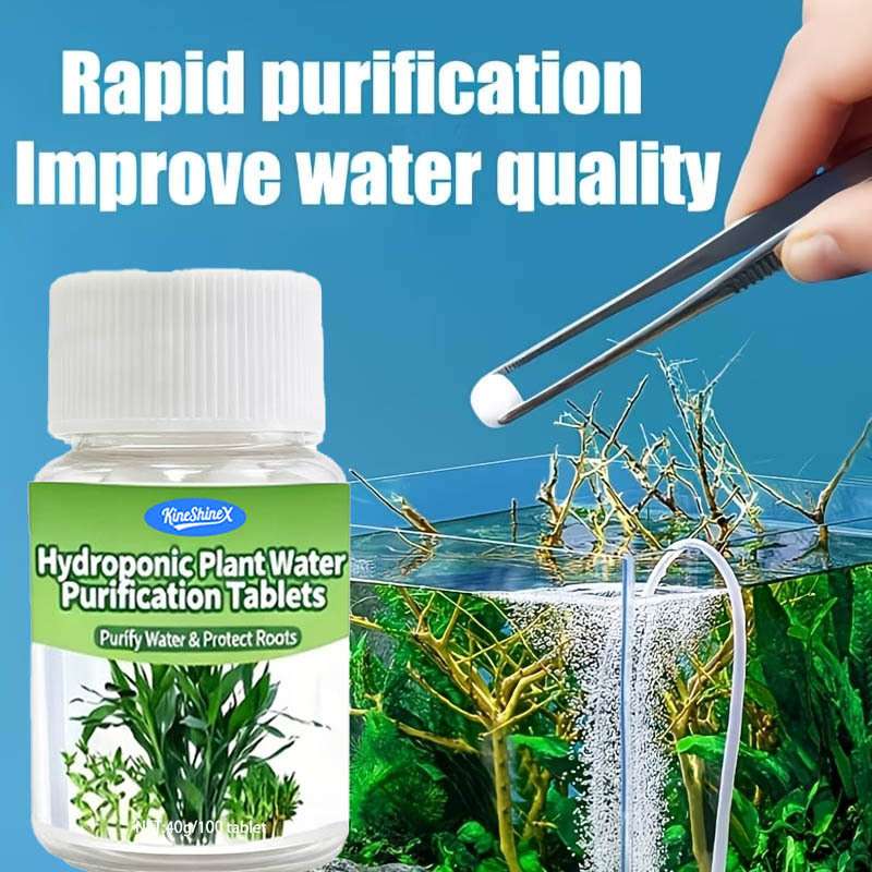 Aquarium Plant Vitamins - 水耕栽培用浄水タブレット - 水槽、鉢植え、水耕栽培システムに適した即効性浄水剤、水生庭園用