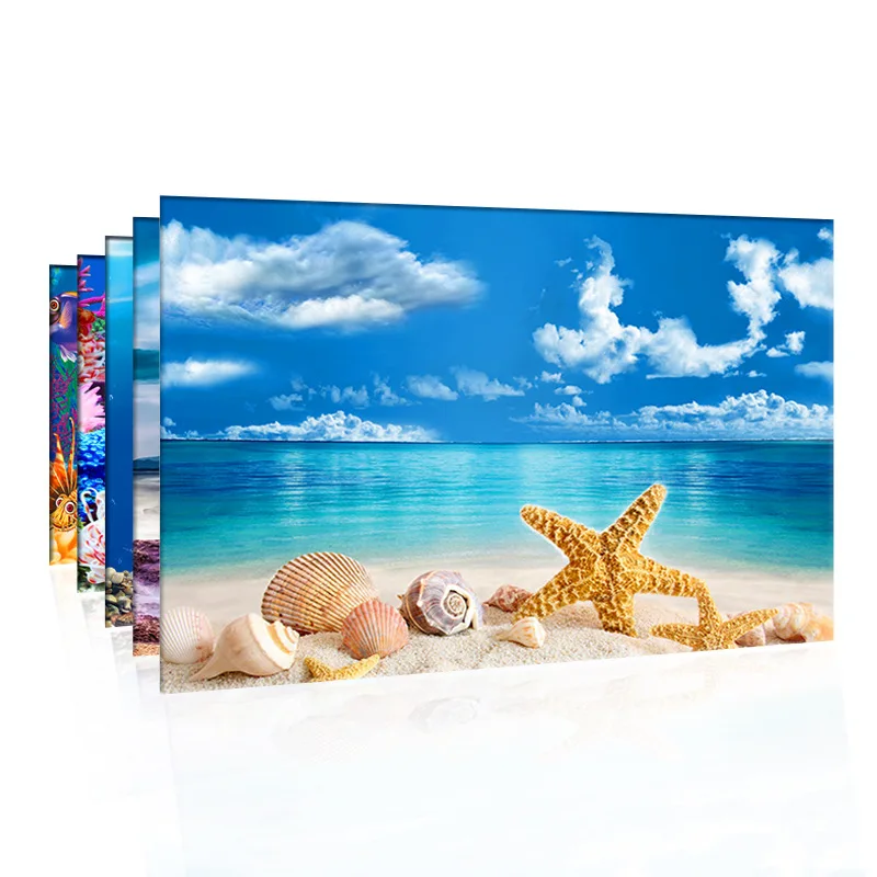 Planted Aquarium Wallpaper - 水族館の背景装飾ステッカー水槽風景ステッカーポスターの背景水族館海洋植物 Aquascape 絵画