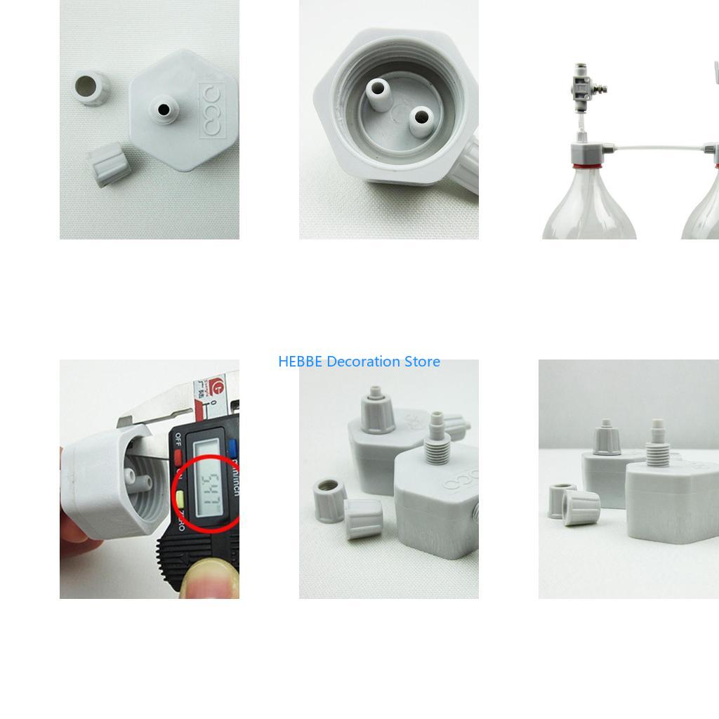 Planted Aquarium Co2 Kit - B0KC 水族館植栽システムキット DIY CO2 発生器クイックツイストプラスチックボトルキャップ