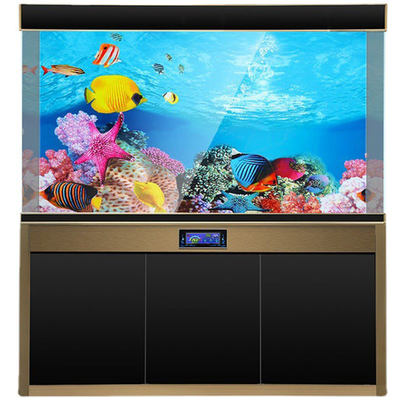Planted Aquarium Wallpaper - 水族館用 3D 背景両面 HD 水槽風景ステッカー壁 Lanscaping