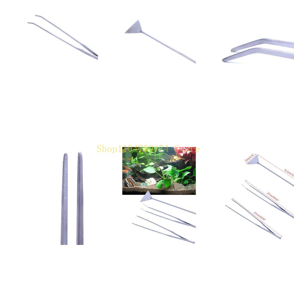 Aquarium Plants For Sale - 3 ピース水族館ピンセットスパチュラステンレス鋼 Aquascaping ツールキットトップセール