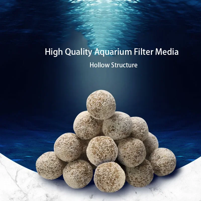 Planted Aquarium Media - 高品質のバイオ水族館ボール、生化学的ボール、フィルターメディア、水槽用アクセサリー、10、20個
