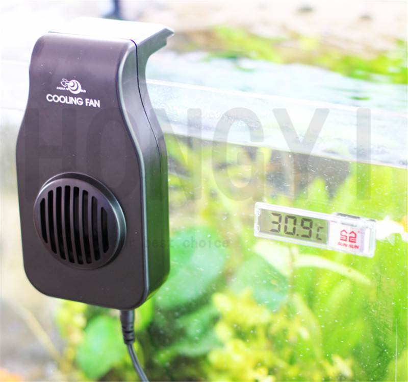 Planted Aquarium Water Temperature - 冷却ファンミニナノぶら下げ水族館水植物魚礁サンゴ水槽温度低減 110v 240v