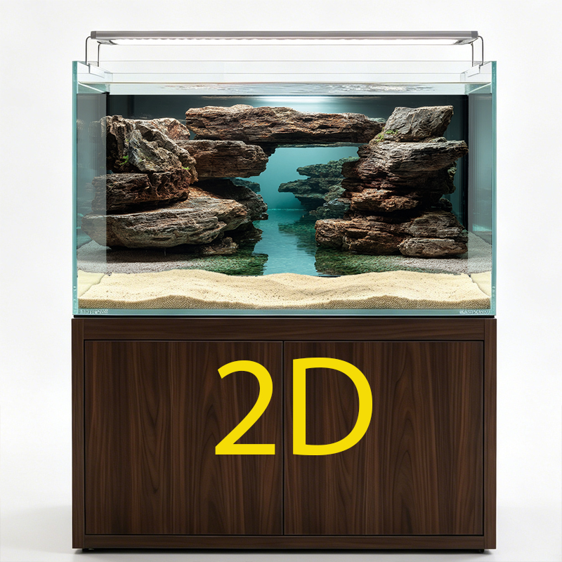 Aquascape Stone Seiryu - 天然石層状アクアリウムロック景観装飾、積み重ね可能な白龍石、水槽洞窟アーチ飾り、アクアスケープハードスケープ