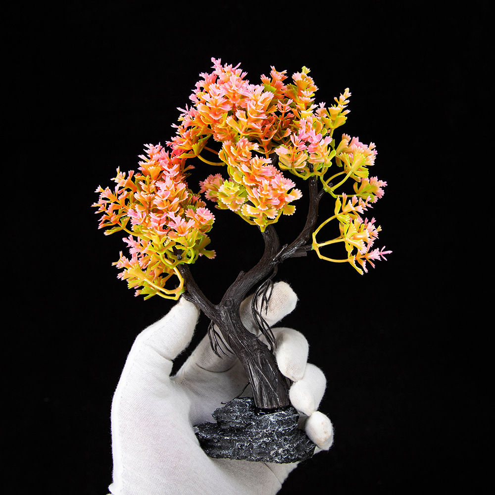 新しいシミュレーション苔の木水槽の装飾砂テーブル風景人工プラ - Aquarium Plant Guide のレビューと価格