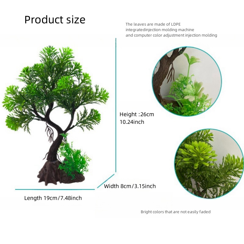 装飾的な人工植物,木,DIY,魚のタンク,イスラムの植物の草 - Aquarium Plant Guide のレビューと価格