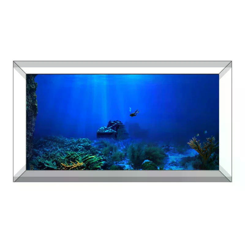 水槽背景装飾画植物HD水族館風景ステッカー海洋海植物背景装飾 - Aquarium Planted Fish のレビューと価格