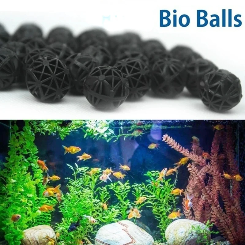 50/100 個家庭用水族館の池バイオボール 16 ミリメー - Aquarium Planted Tank Fertilizer のレビューと価格