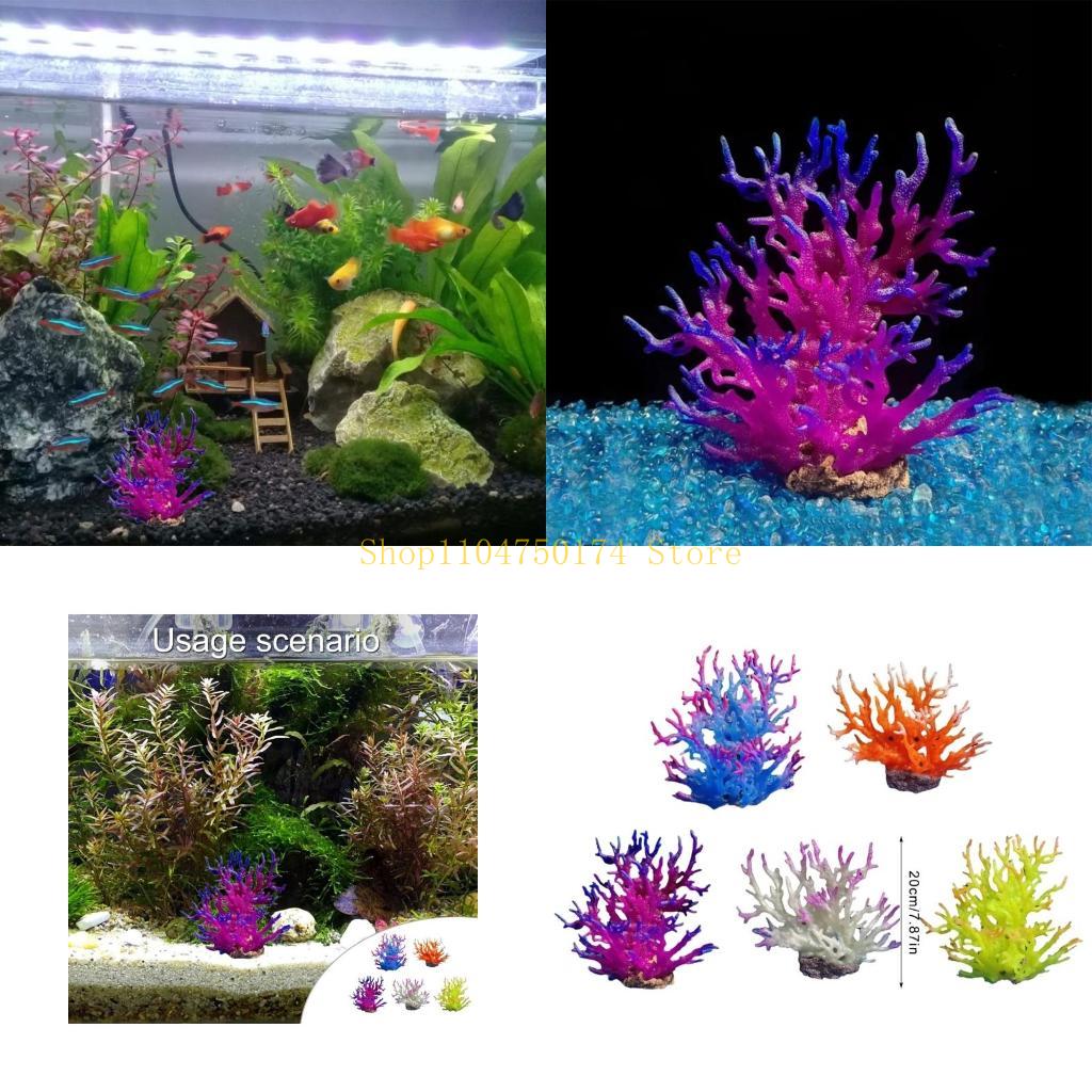 人工樹木装飾植物カラフルな木の装飾品植物造園トップセール - Aquarium Plants For Sale のレビューと価格