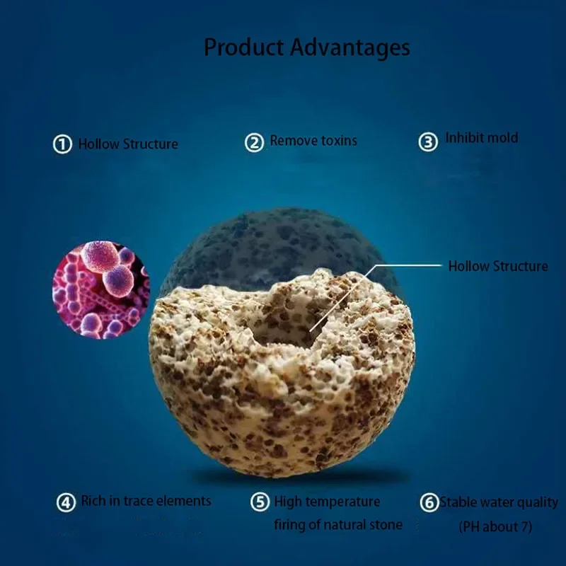 高品質のバイオ水族館ボール、生化学的ボール、フィルターメディ - Planted Aquarium Media のレビューと価格