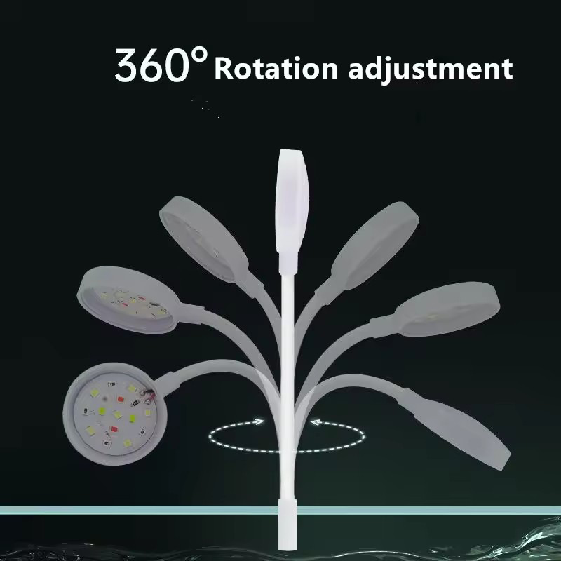 USB LED水槽クリップランプ高透明度明るい補助照明ミニ水 - Aquarium Plant Growing のレビューと価格