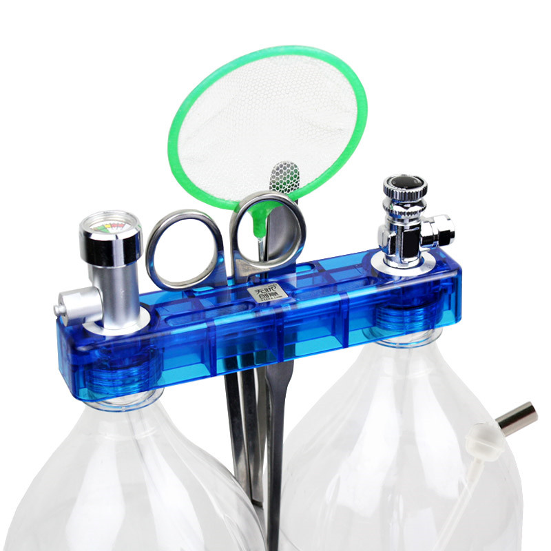 CO2発生器システムキット、圧力計付き安全バルブ、エアフロー - Planted Aquarium Co2 Kit のレビューと価格