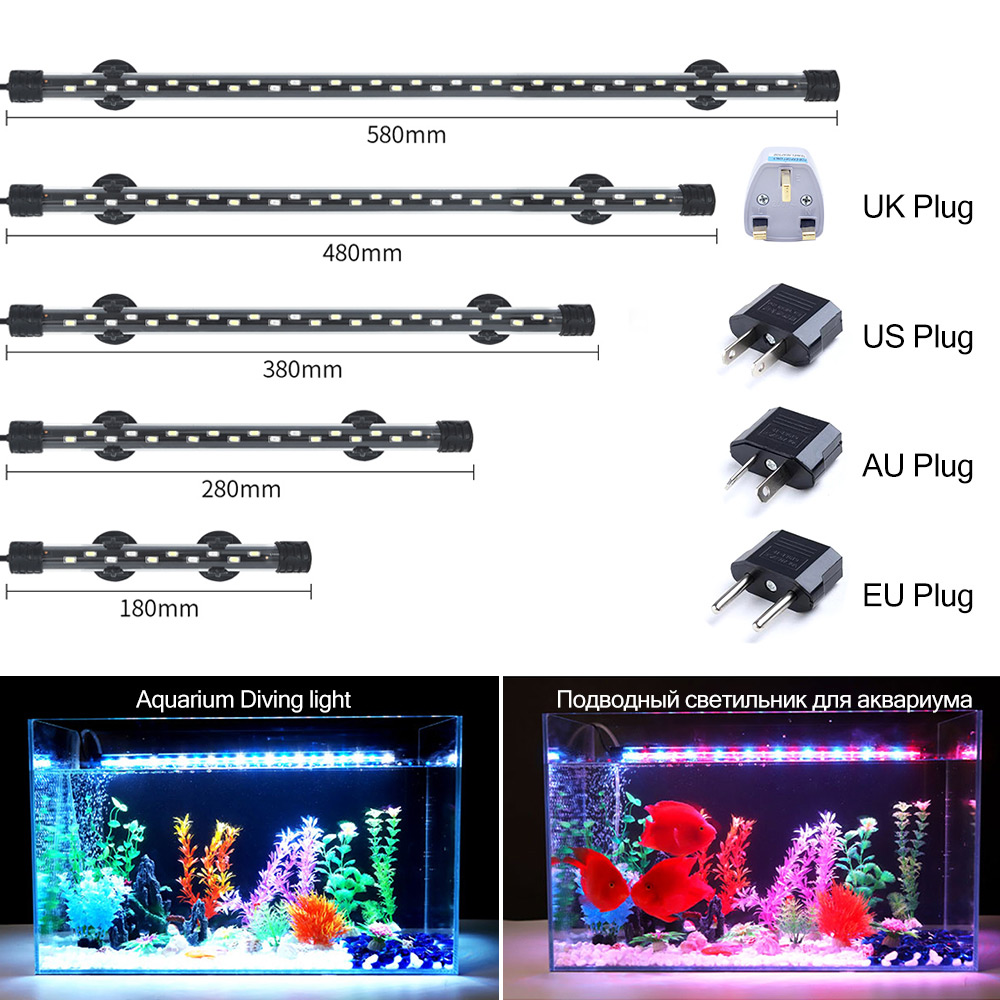 90-260V 水族館ライト LED 防水水槽クリップライト - Aquarium Plant Growing のレビューと価格