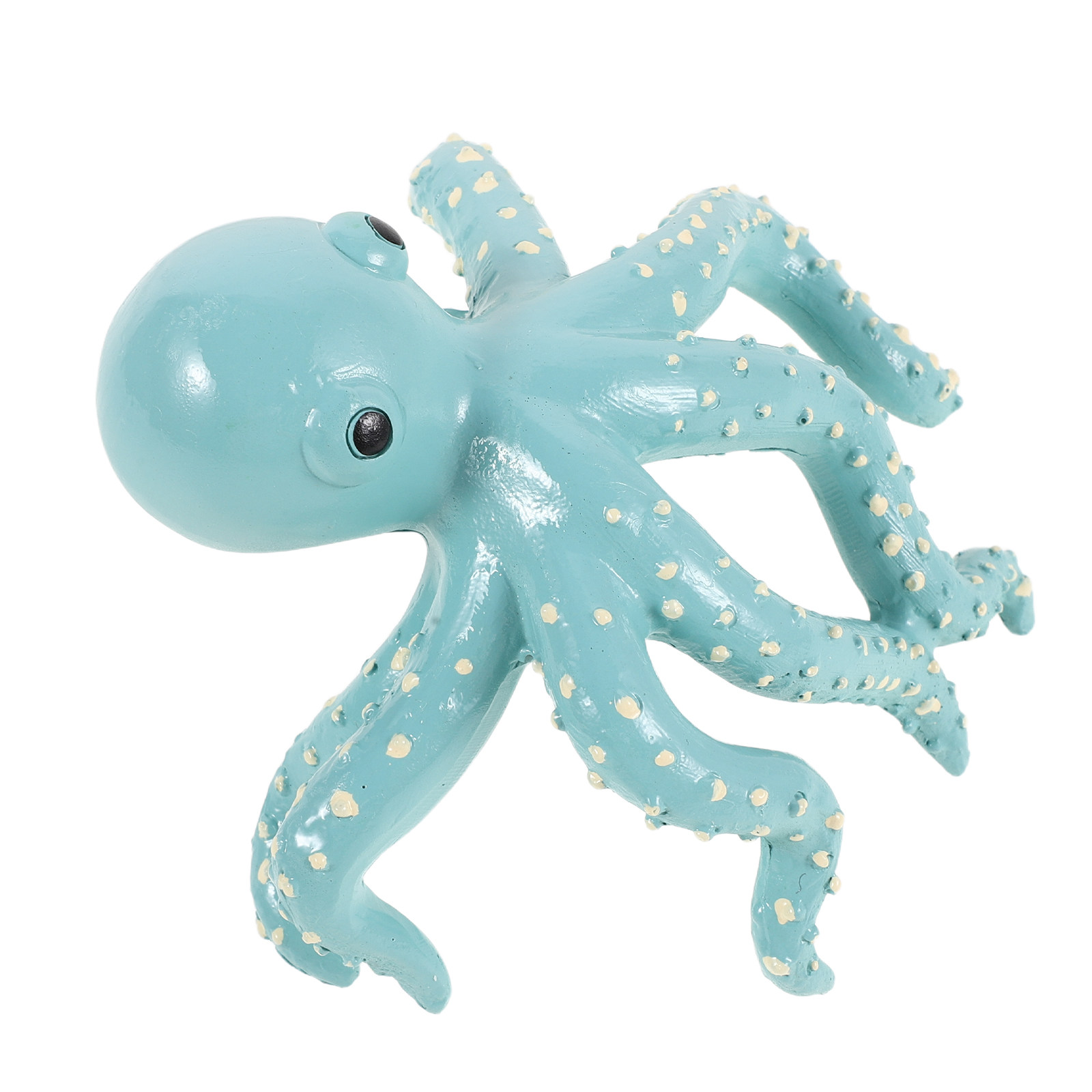 クライミングオクトパス樹脂彫刻ミニチュア柔軟な触手植木鉢ハガ - Aquarium Plant Octopus のレビューと価格