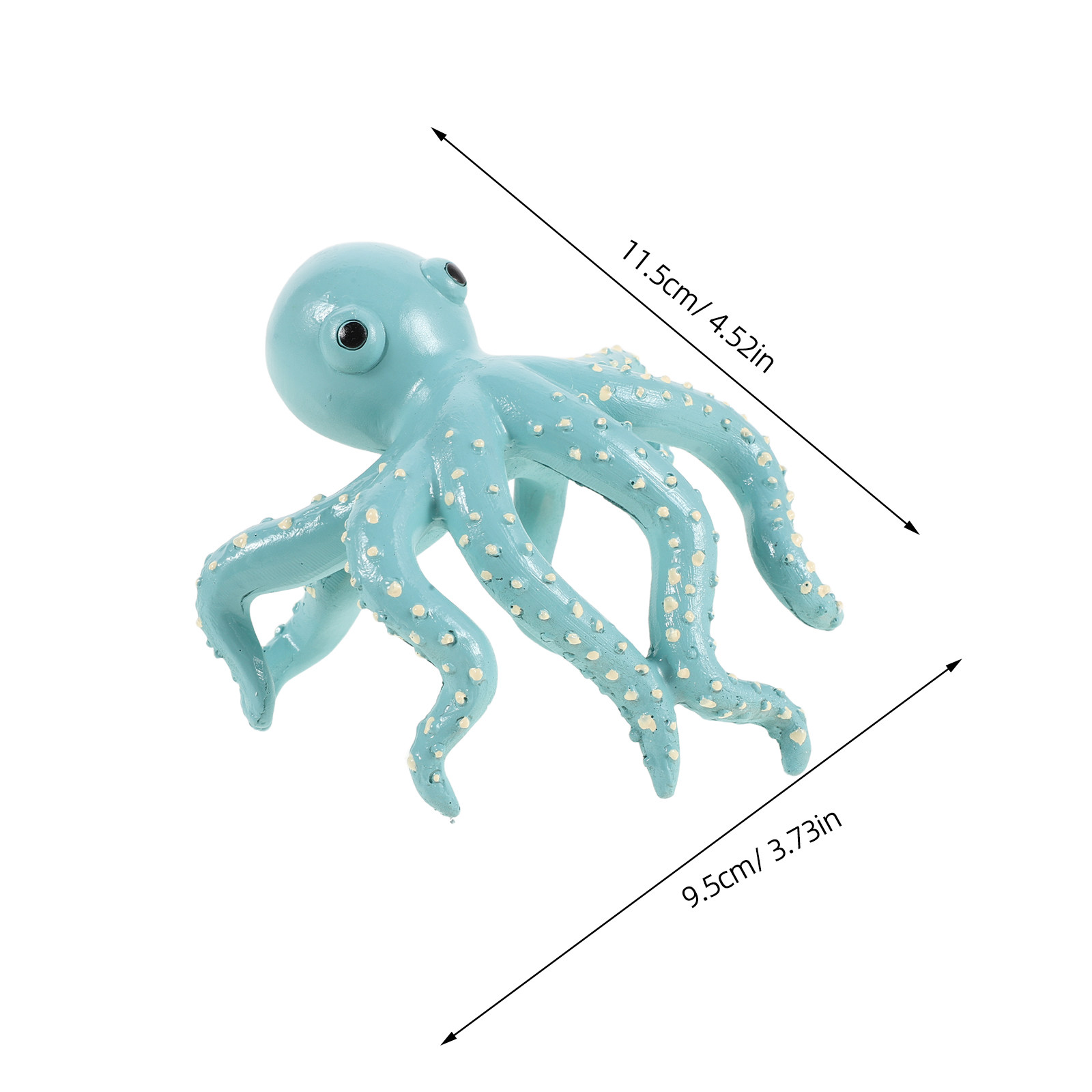 クライミングオクトパス樹脂彫刻ミニチュア柔軟な触手植木鉢ハガ - Aquarium Plant Octopus のレビューと価格