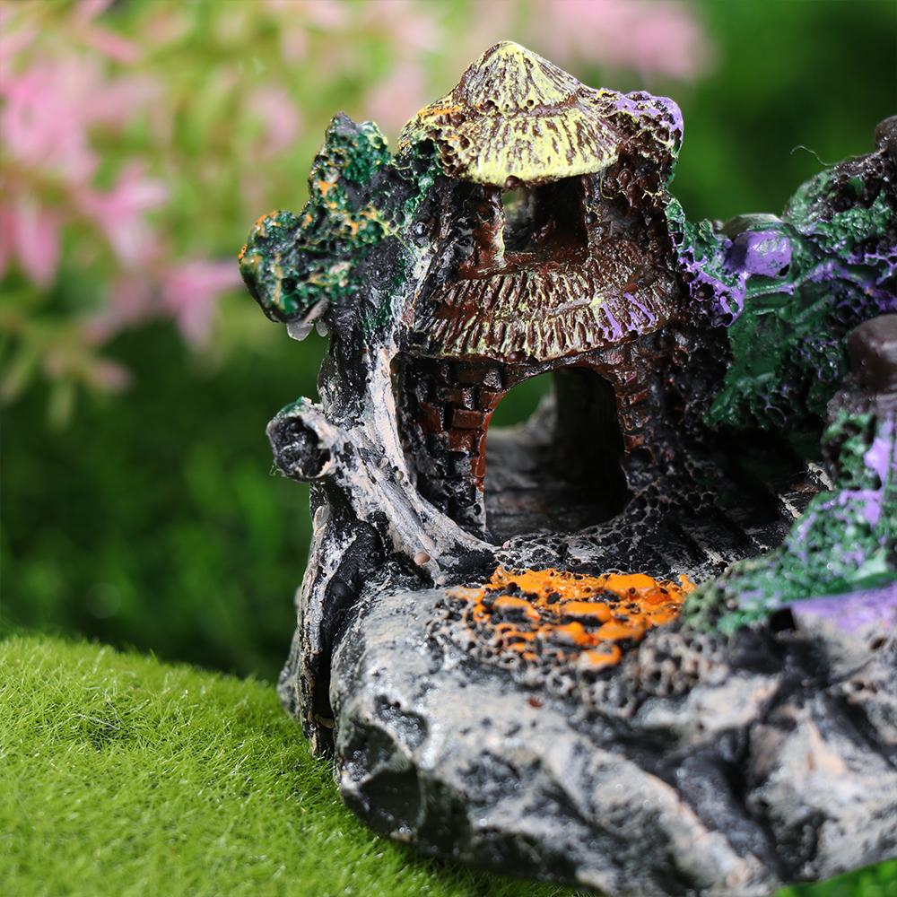 水族館アクセサリーアーバー木の植物偽造園水槽の装飾人工橋築山 - Aquarium Plant Guide のレビューと価格