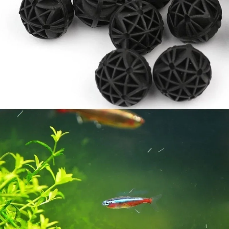 20 個 16 ミリメートル水族館フィルターバイオボールポー - Planted Aquarium Media のレビューと価格