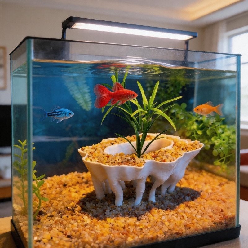 3Dプリントされた木の根の形をした水槽用植物、植木鉢も水槽の - Planted Aquarium Media のレビューと価格