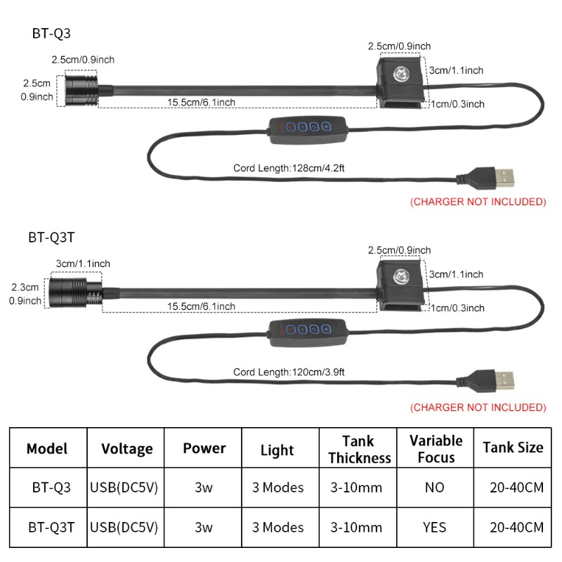 ホット販売 LED 水族館ライト照明植物成長ライト USB- - Aquarium Plants For Sale のレビューと価格
