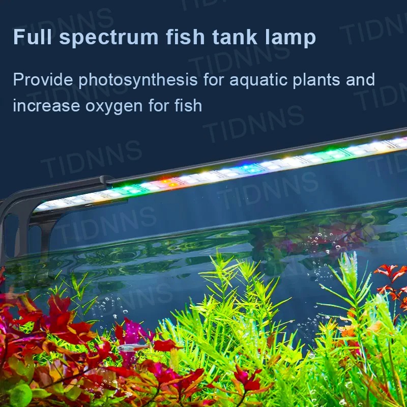 水族館ライト Led 植物成長照明拡張可能な防水クリップオン - Aquarium Plant Growing のレビューと価格